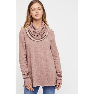 Free People sweater with cowl neck